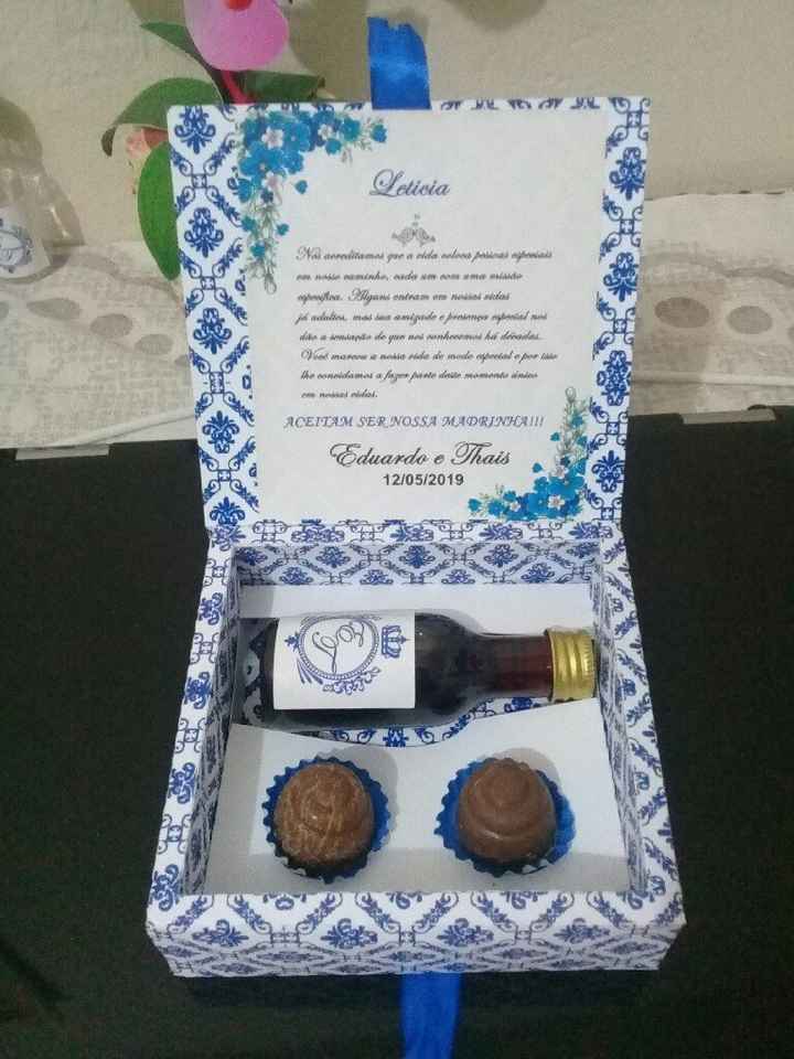 Meus convites de padrinhos Diy - 1