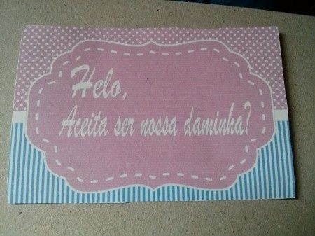 Convite da minha daminha. - 3