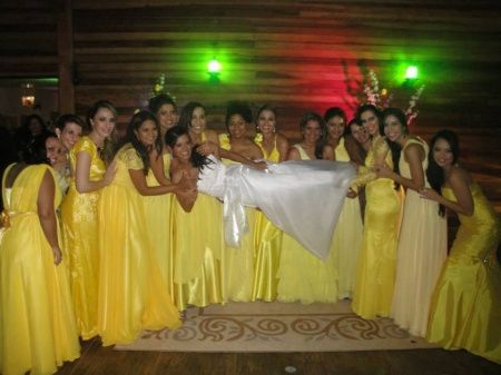 madrinhas amarelo