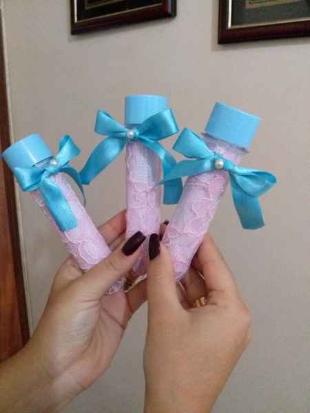Tubo+renda+laço = convite das minhas damas - 1