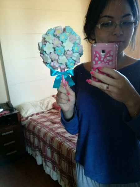 Buque de marshmellow da minha daminha #diy #cute - 7