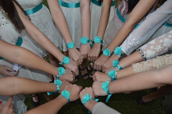 Corsages das madrinhas