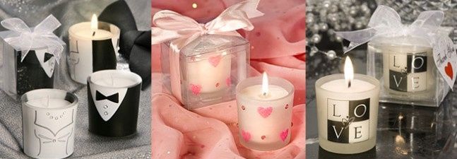 Lembrancinha de casamento Vela Perfumada