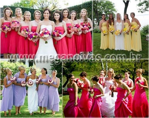 Bridesmaids, demoiselles ou damas de honra adultas