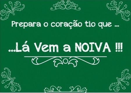 A placa la vem a noiva - 1