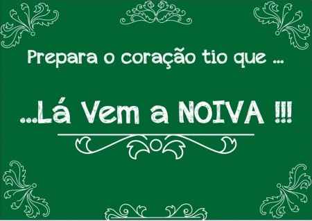 A placa la vem a noiva - 1