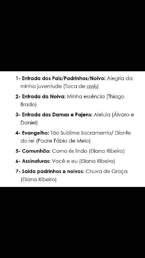 Música religiosa para cerimônia - 1