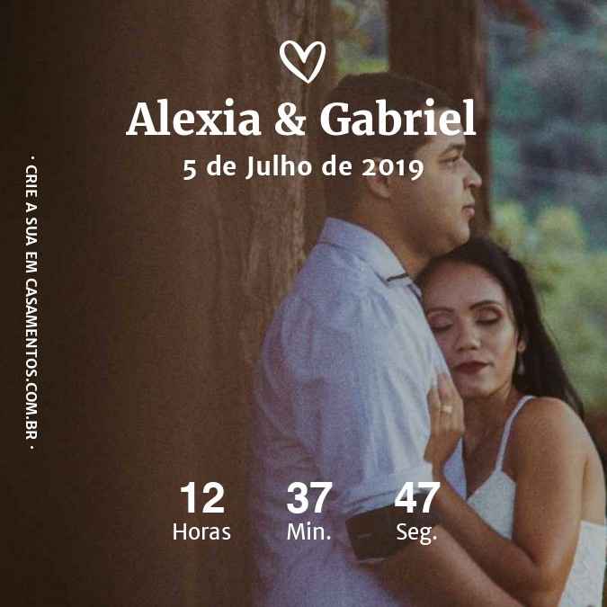 é hoje! 👰🏻🤵🏻 - 1