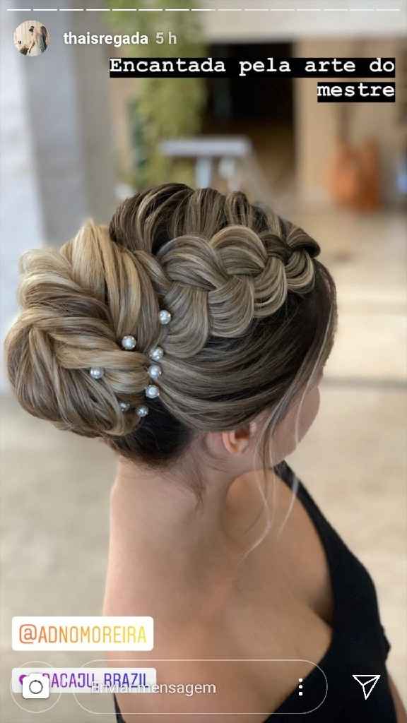 Ajudinha de penteado para madrinha 💜 - 1