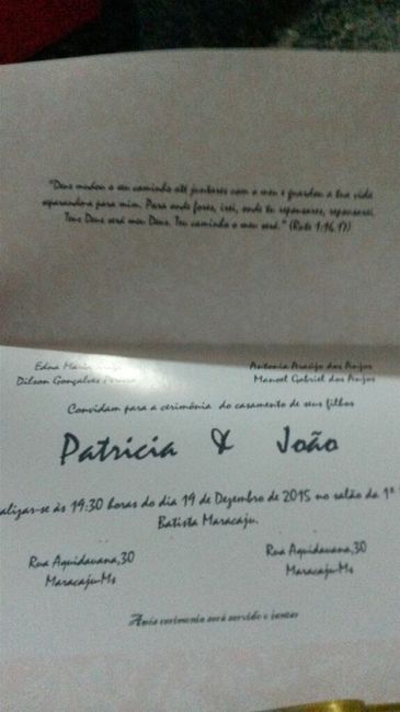 Convite "caseiro" - 2