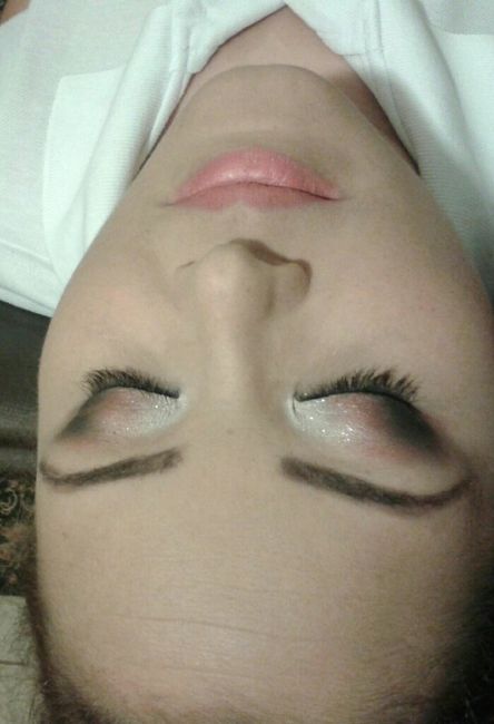 Meu teste maquiagem - 1