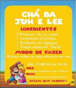 Convite do cha de panela - 1