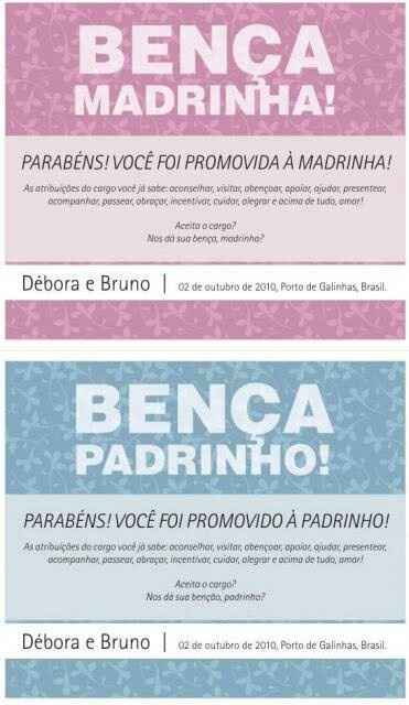 Desabafo: Padrinhos e Madrinhas! - 1