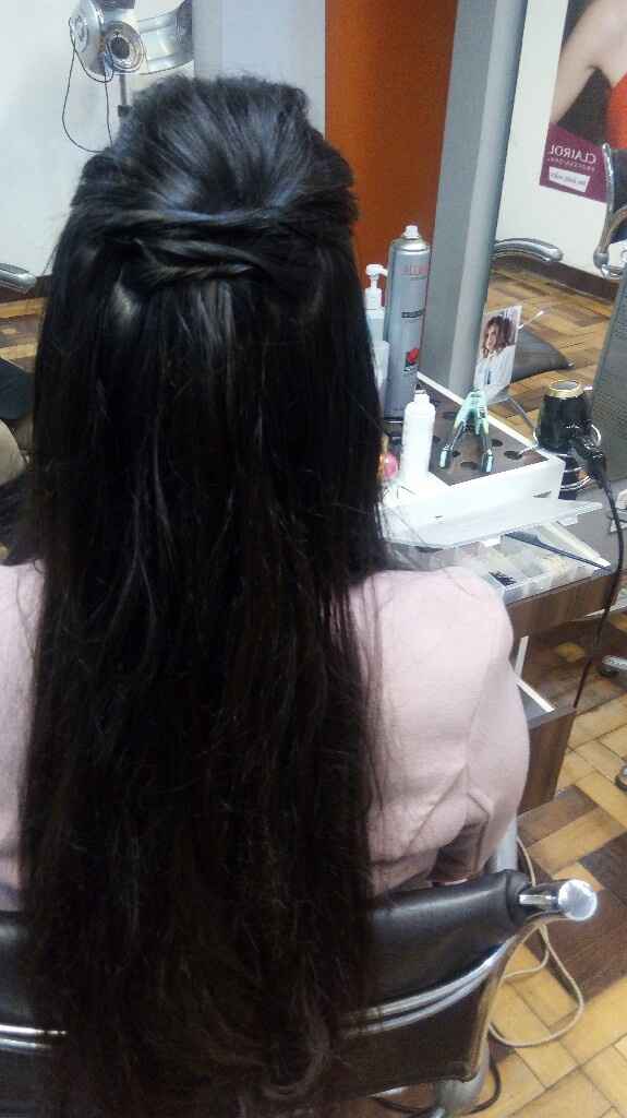 Prévia da maquiagem e Penteado - 2