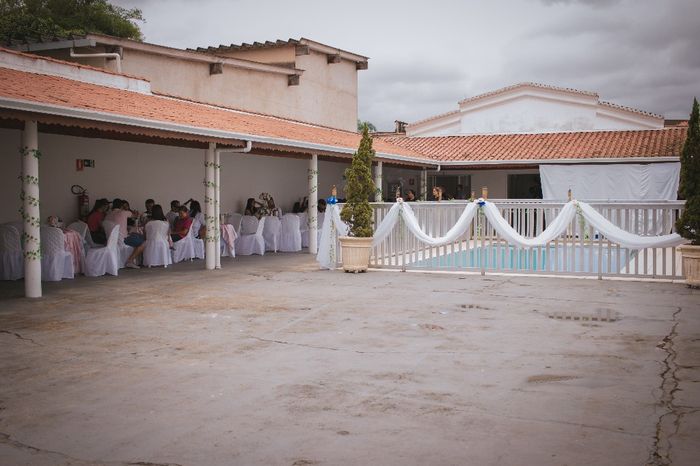 Decoração da área externa...