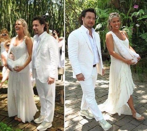 Galisteu e marido
