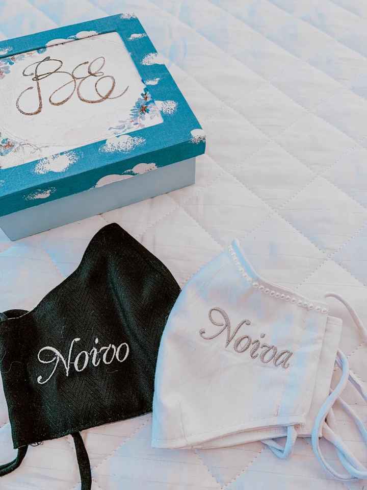 Máscara personalizada para casamento civil - 1