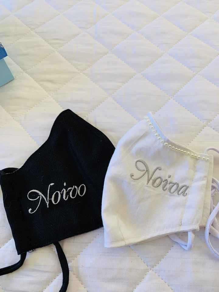 Máscara personalizada para casamento civil - 3
