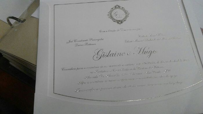 Meu convite de casamento - 1