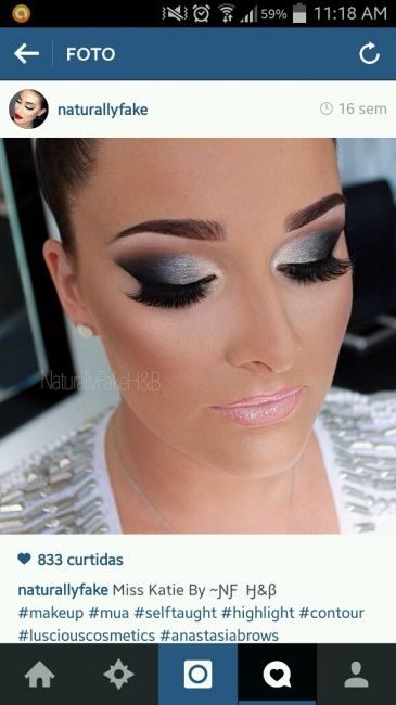 Maquiagens e penteado. - 6