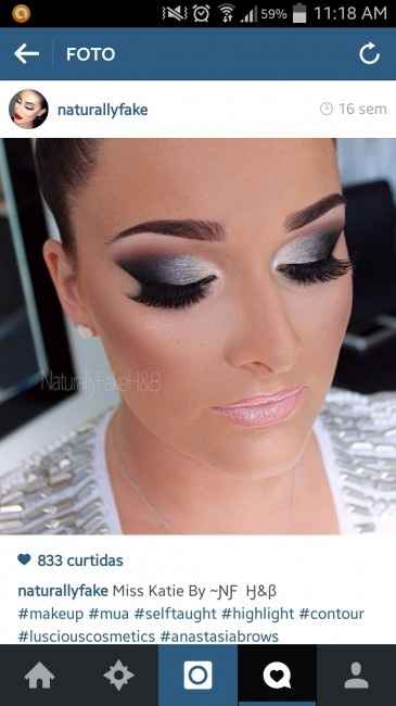 Novo teste de penteado e make - Agora siiim!!! Ameiii *-* - 6
