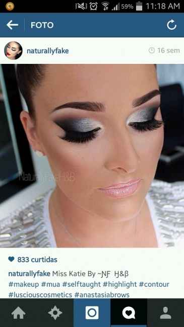 Maquiagens e penteado. - 6