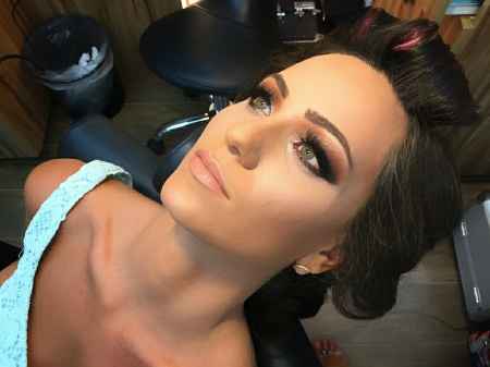 Maquiagens e penteado. - 15