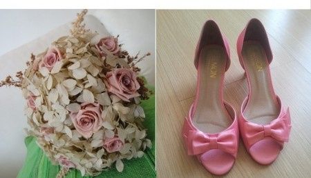 Bouquet com sapato 3