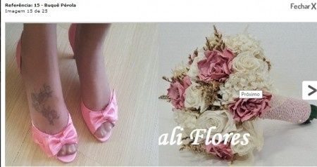 Bouquet com sapato 4
