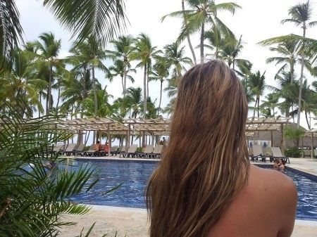 Piscina do resort