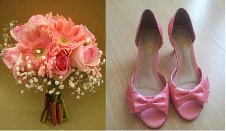 Bouquet com sapato 2
