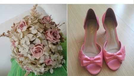 Bouquet com sapato 3