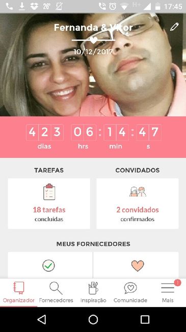 Quanto tempo faltava e quanto tempo falta para o casamento? - 2