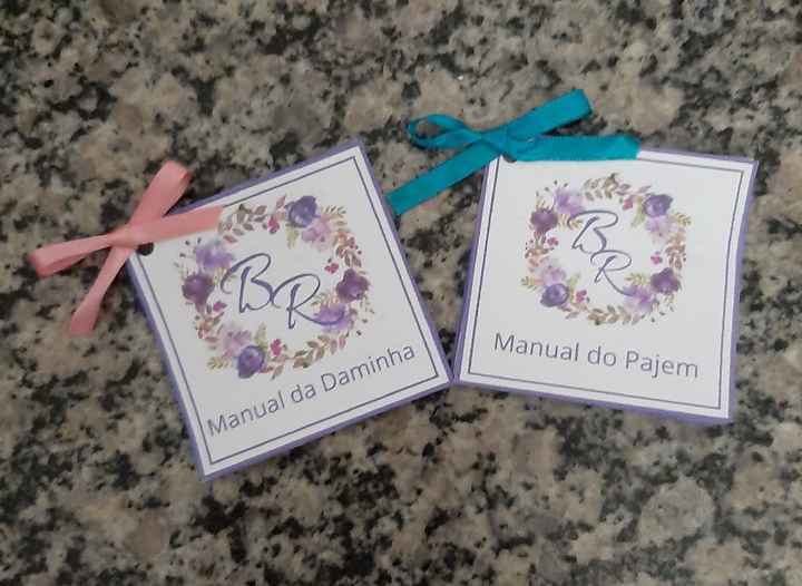 Convite de daminha e pajem Diy - 4