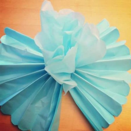 Pompom decorativo - como fazer - 5