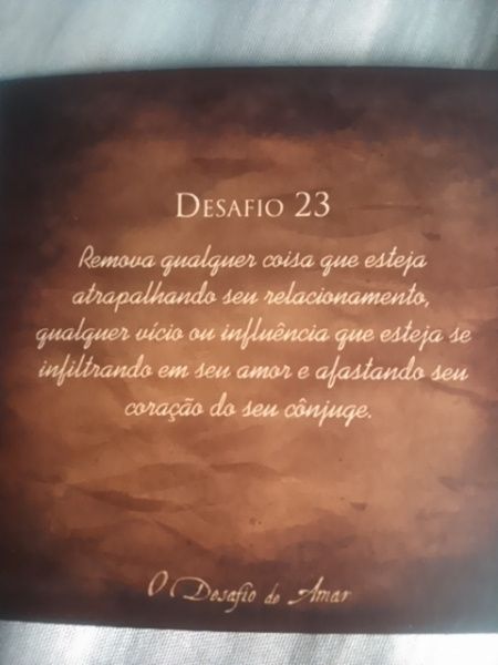 O desafio de amar - dias 18 ao 24 -semanal - 6