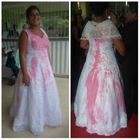Vestido de noiva com tinta? chocada!!!! - 1