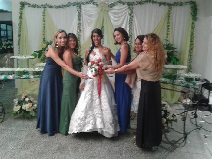 Eu e minhas madrinhas lindas!