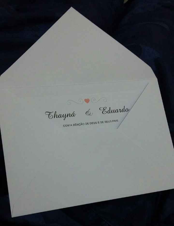Convites de casamento - 1