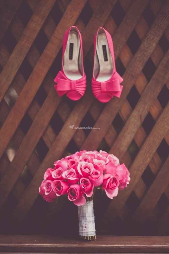 Sapatos lindos rosa