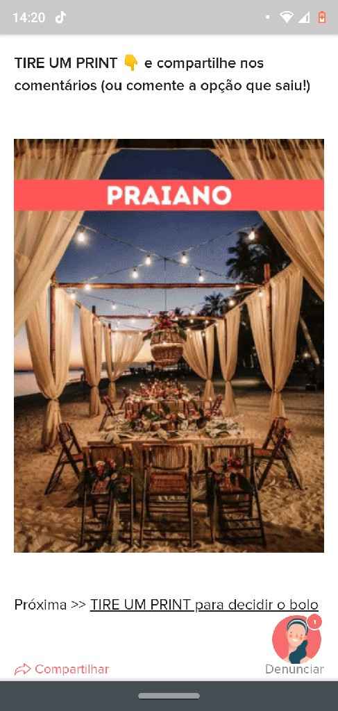 TIRE UM PRINT para decidir o estilo do casamento - 1