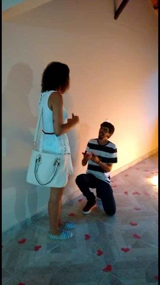 Siiiim. Teve pedido de joelhos simmmm ♥