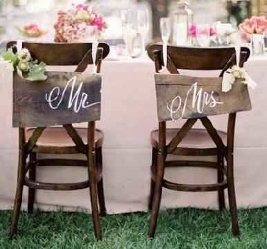Cadeiras noivos