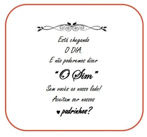 Convite dos padrinhos prontinho! - 2