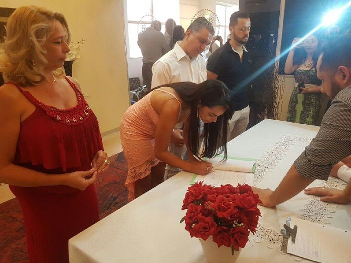  Meu casamento no Civil 😍  23/09/17 - 4
