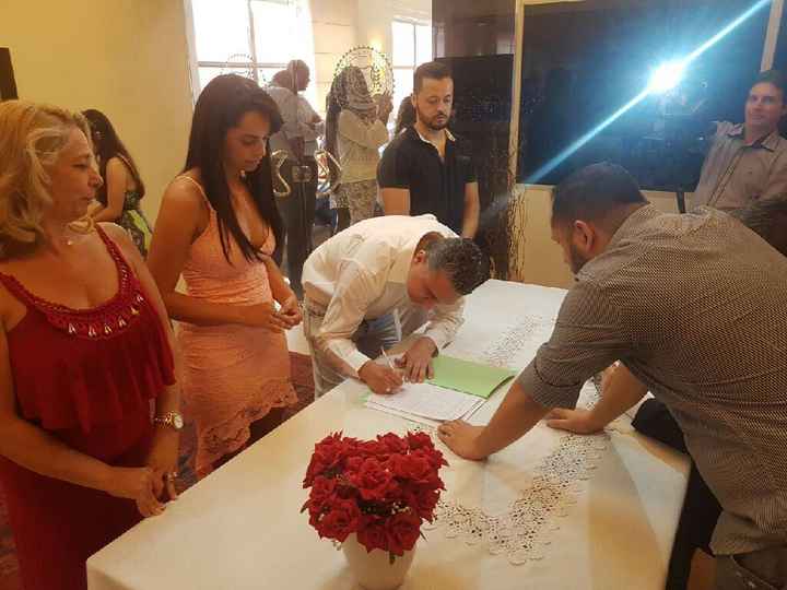  Meu casamento no Civil 😍  23/09/17 - 5