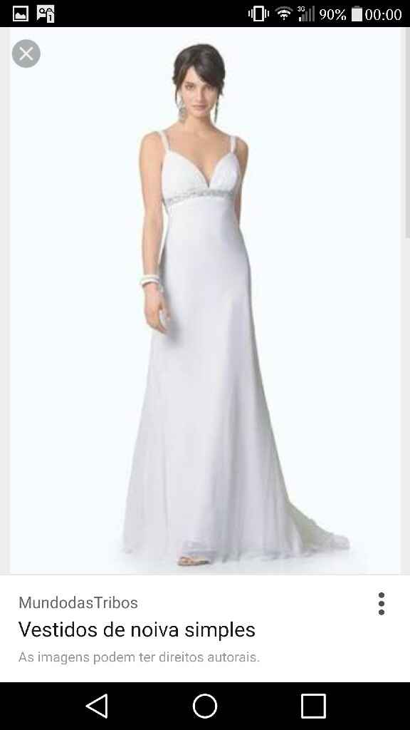 Vestido para o civil - 1