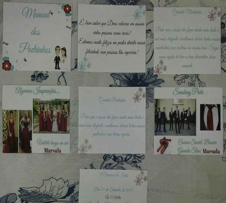 Meu convite diferente para os padrinhos 😍 - 6
