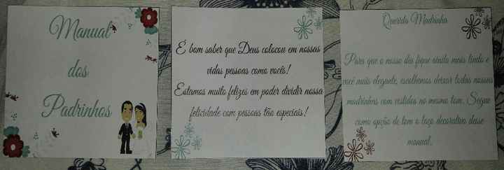 Meu convite diferente para os padrinhos 😍 - 7