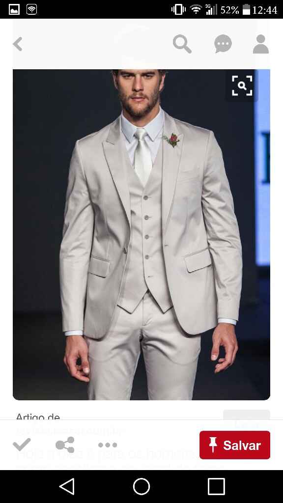 Roupa do noivo - 1